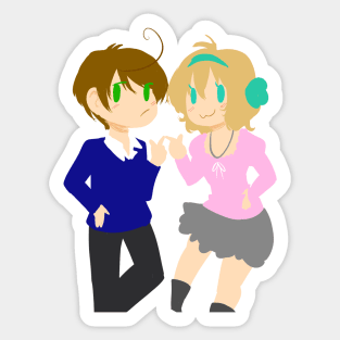 Romano and Beligum~ Sticker